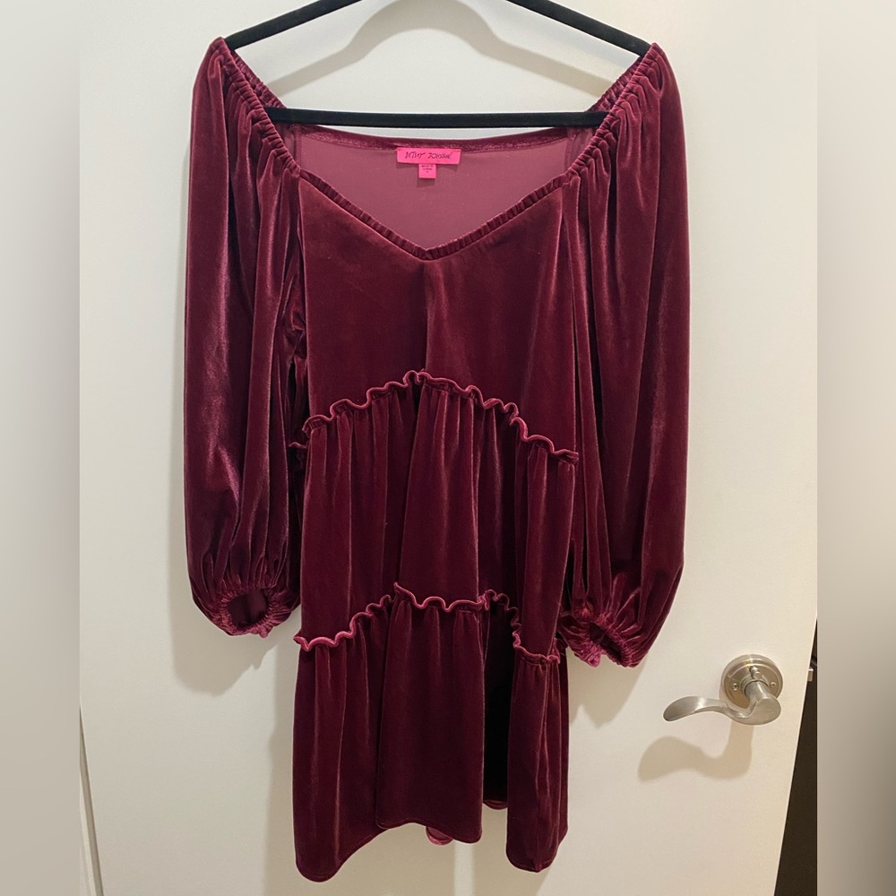 Velour dress